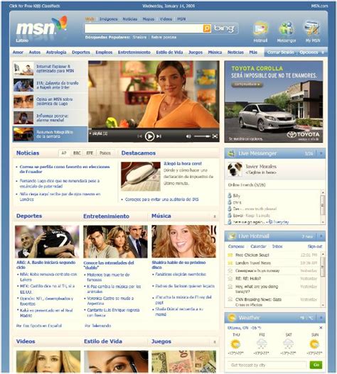 msn portal en espanol.